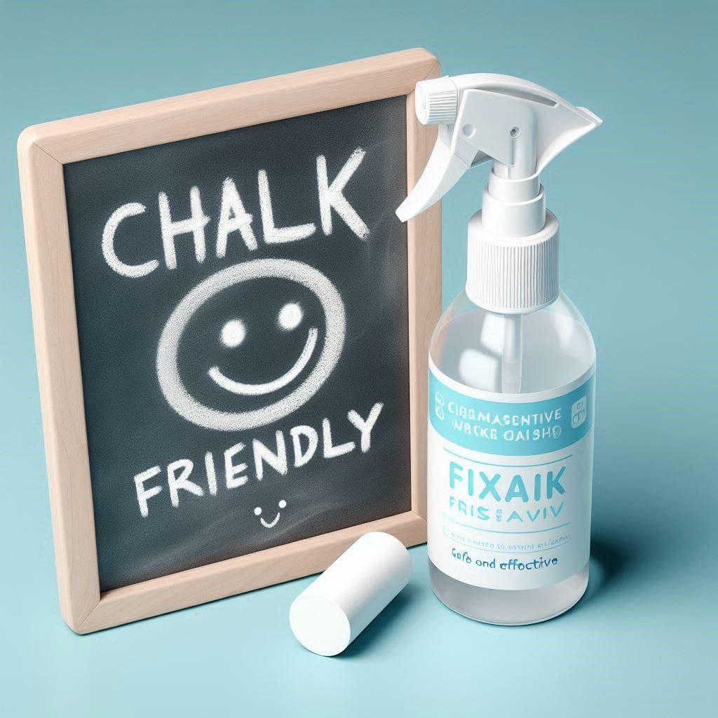 a fixative that don't kill the white chalk