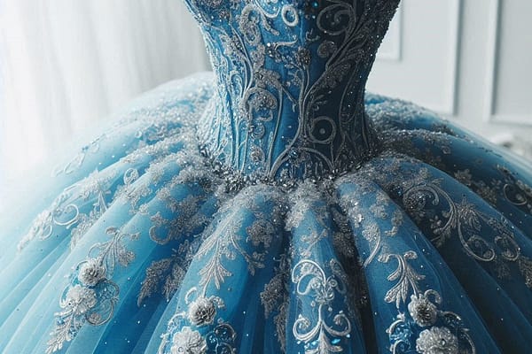 royal blue quinceanera dress